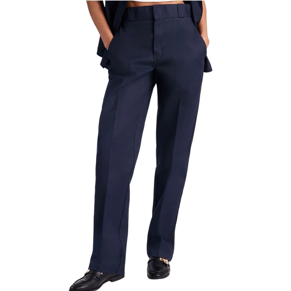 Dickies 874 Original Fit Womens Work Pants Dark Navy Blue Size 10/30 Regular NWT - Picture 5 of 8